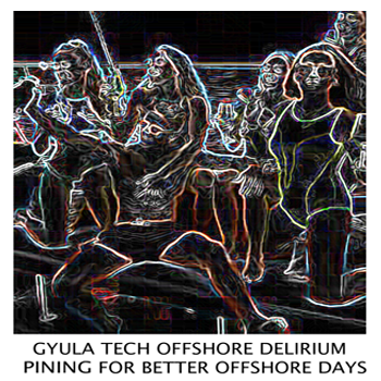 Pining for better OffShore days. GYULA TECH OnShore...Beat books prods.  For your consumption pleasure...
